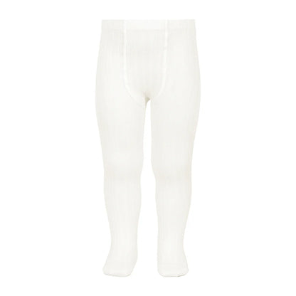 Condor Ribbed Tights - 202 Cream (Off White)