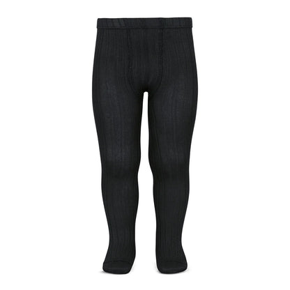 Condor Ribbed Tights - Black 900