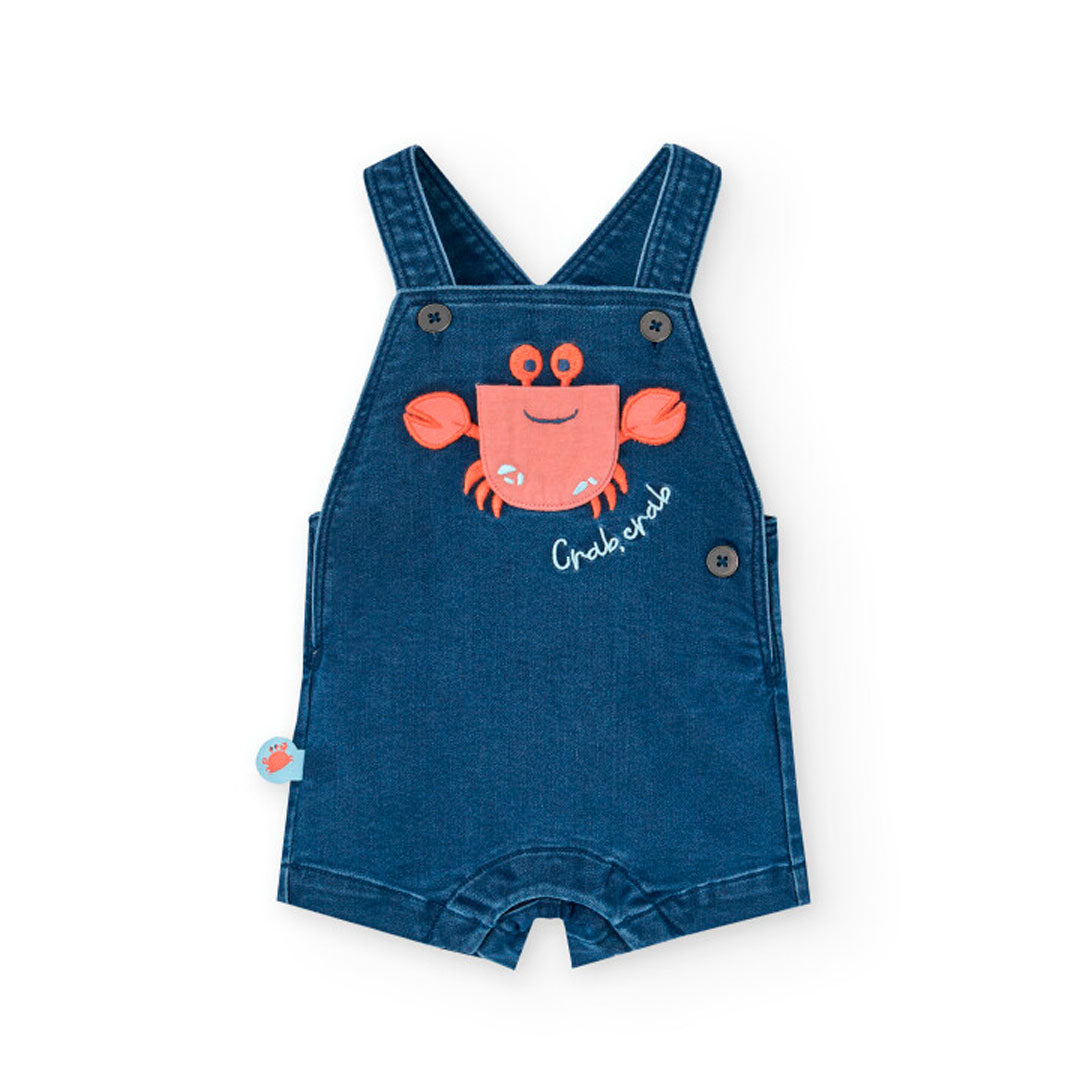 Boboli Baby Boys Denim Dungaree Set