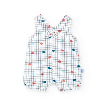 Boboli Baby Boys Poplin Dungarees