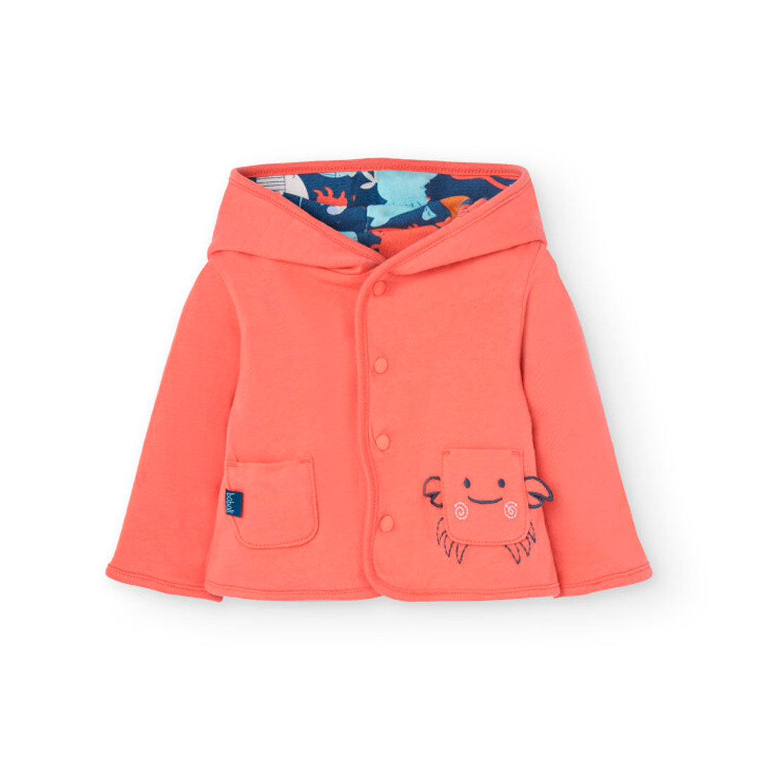 Boboli Baby Girls Watermelon Reversible Jacket