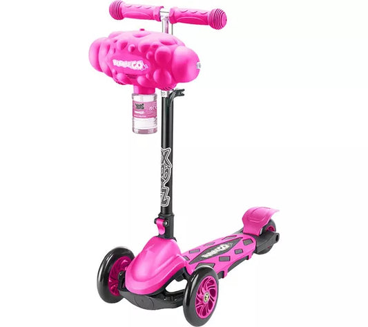 Foldable Bubble Go Tri-Scooter in Pink