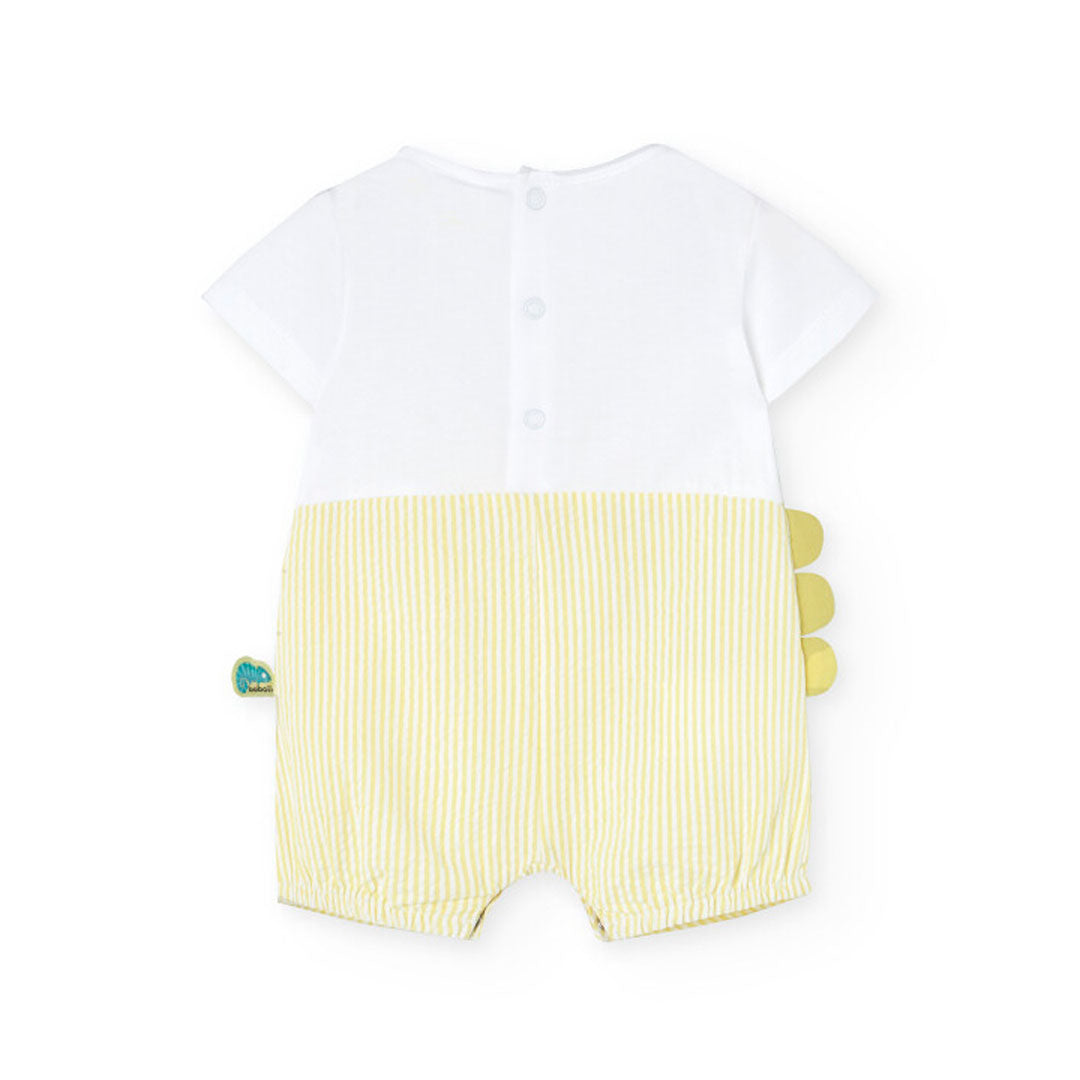 Boboli Baby Boy Poplin Playsuit