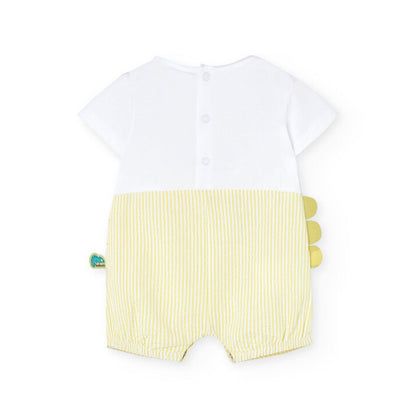 Boboli Baby Boy Poplin Playsuit