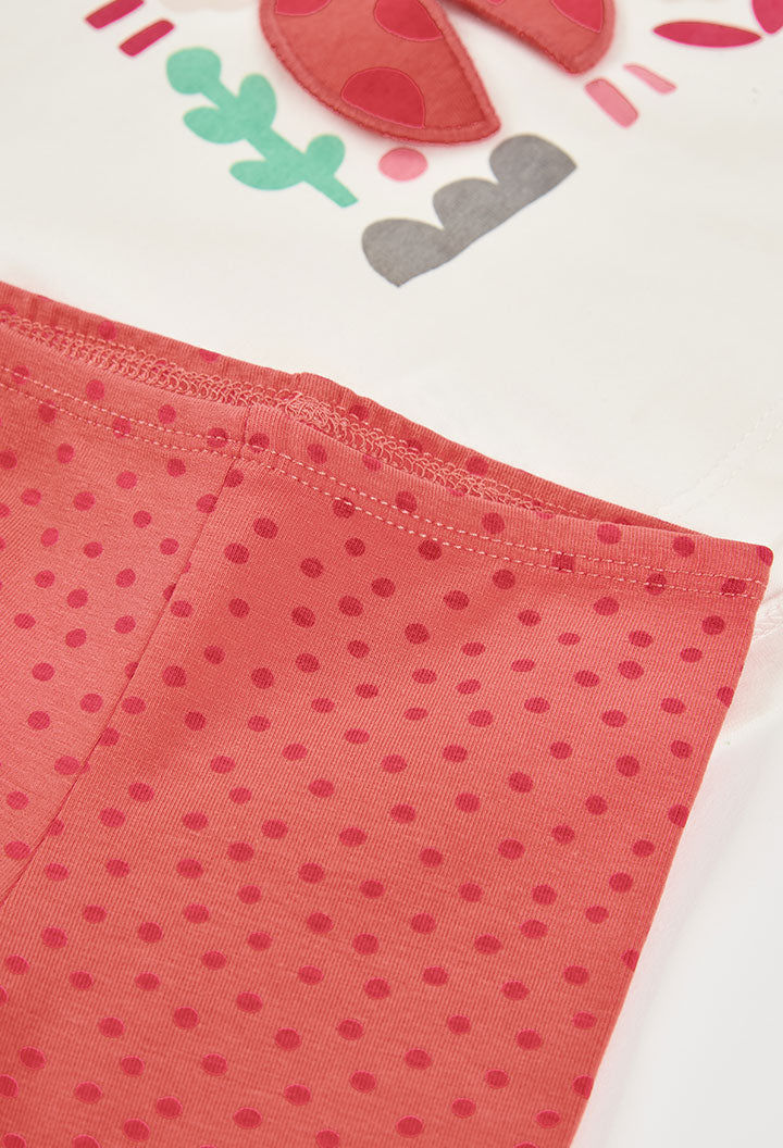 Boboli Baby Girls 2 Piece Long Sleeve Top and Leggings Outfit