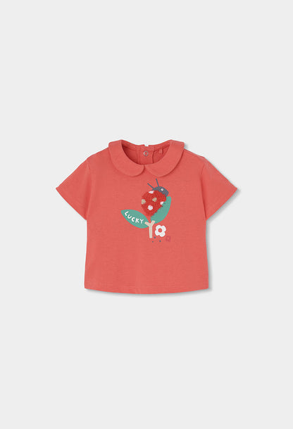 Boboli Baby Girls Ladybird 2 Piece Top and Leggings Set