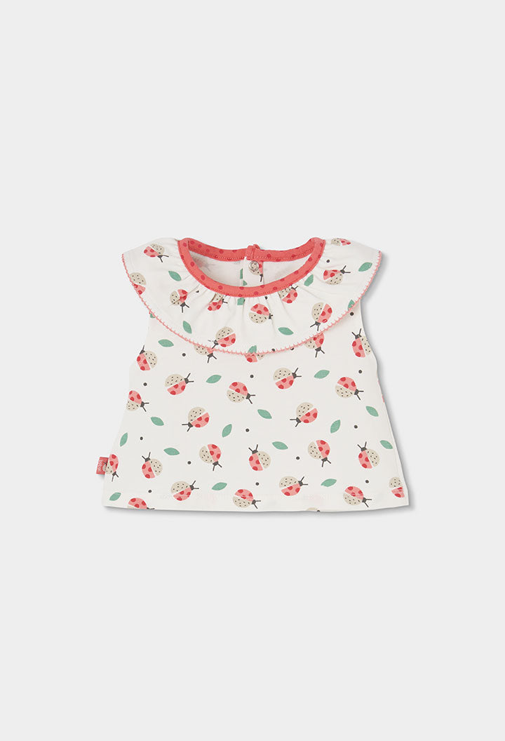 Boboli Baby Girls Ladybird Top and Shorts Set