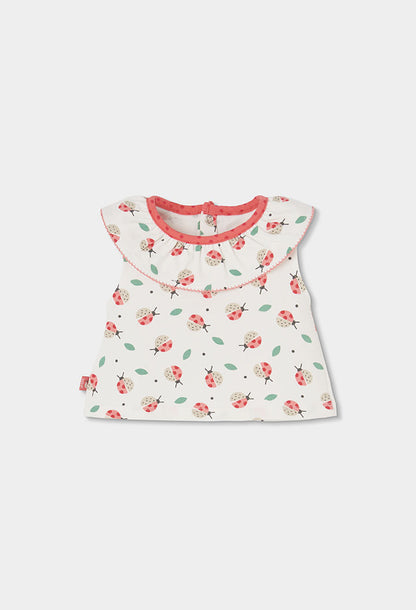 Boboli Baby Girls Ladybird Top and Shorts Set