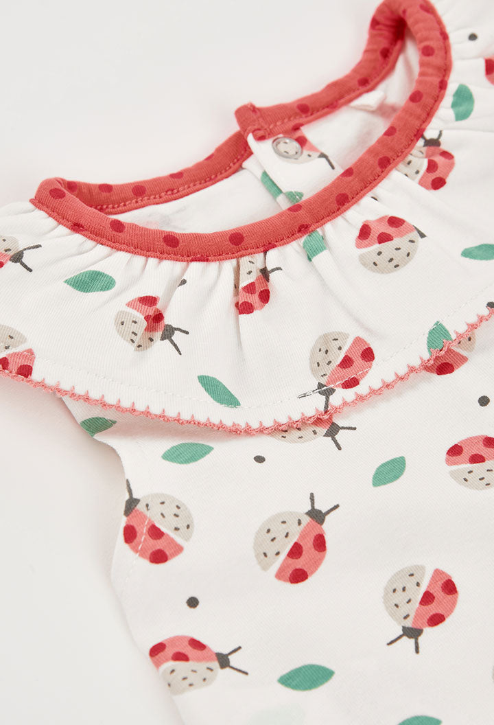 Boboli Baby Girls Ladybird Top and Shorts Set