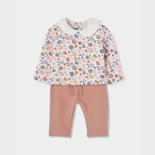 Boboli Baby Girls Floral Print 2 Piece Set