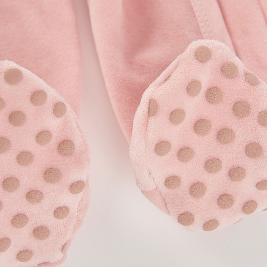 Boboli Baby Girls Velour Rose Playsuit