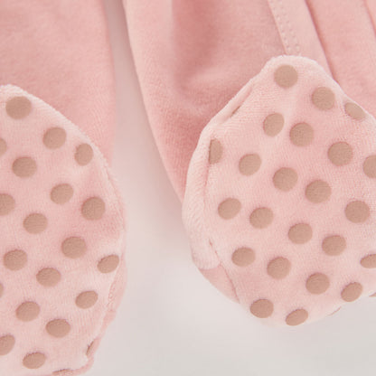 Boboli Baby Girls Velour Rose Playsuit