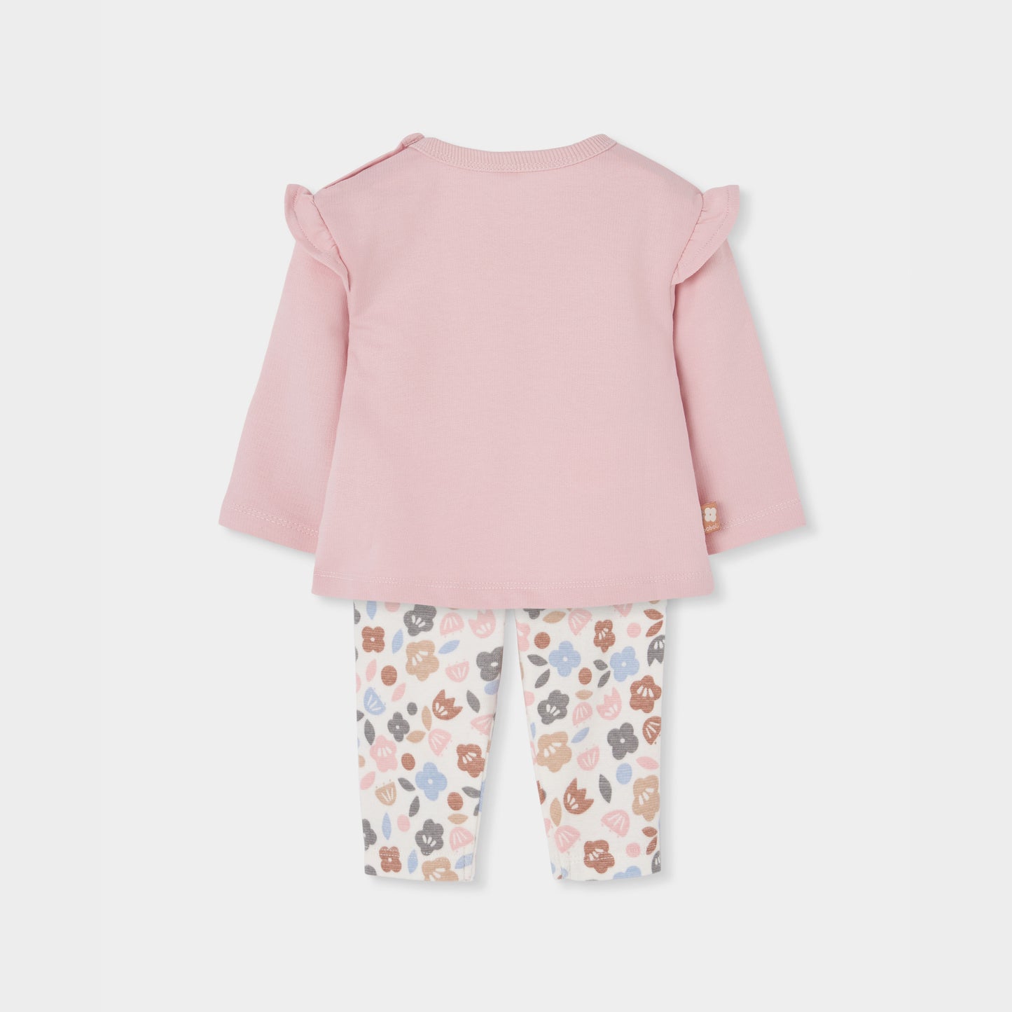 Boboli Baby Girls Rose Top and Legging Set
