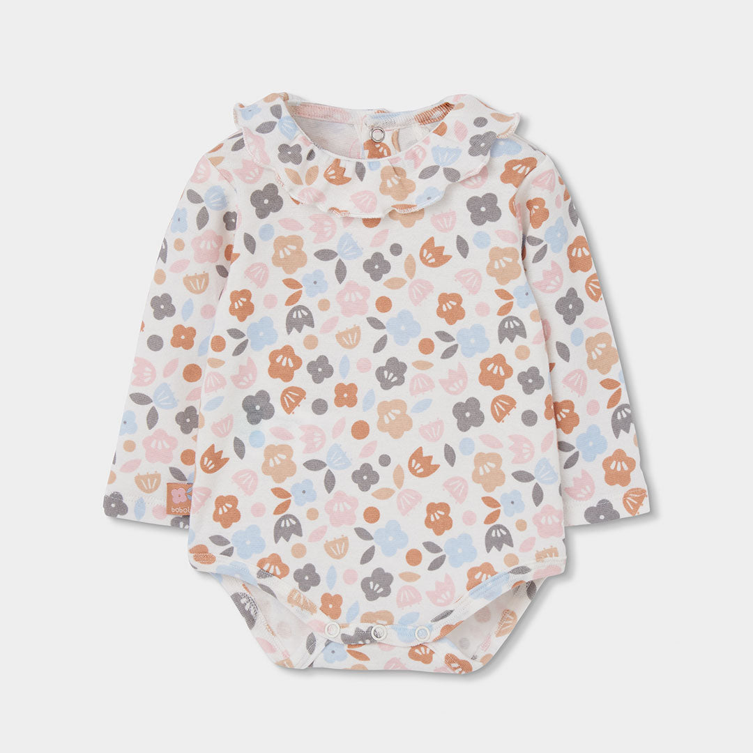 Boboli Baby Girls Rose Knit Dungaree Set