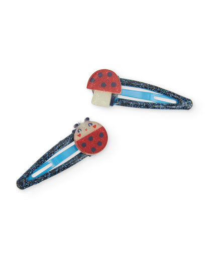 Tuc Tuc Girls Good Wood Resin Metallic Hairpins
