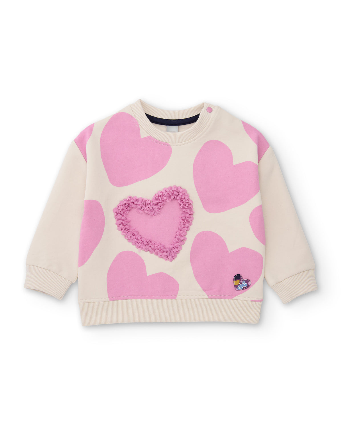 Tuc Tuc Girls Pink Heart Sweatshirt and Leggings Set