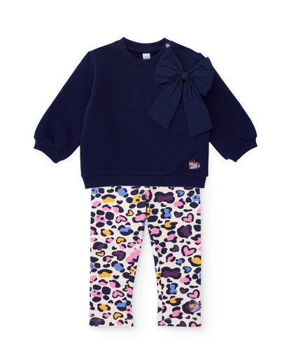 Tuc Tuc Girls Fleece Sweatshirt and Leggings Set