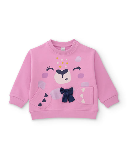 Tuc Tuc Girls Fleece Sweatshirt and Trousers Set