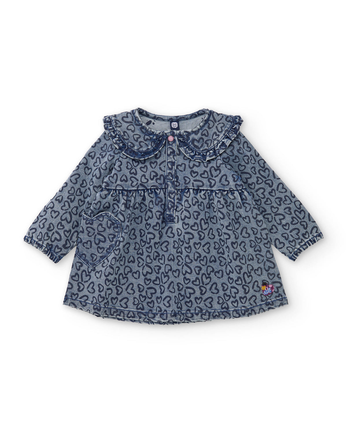 Tuc Tuc Girls Long Sleeved Denim Dress                                                                                                                                                                Dress