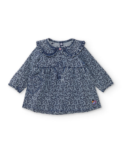 Tuc Tuc Girls Long Sleeved Denim Dress                                                                                                                                                                Dress
