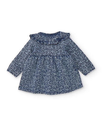 Tuc Tuc Girls Long Sleeved Denim Dress                                                                                                                                                                Dress