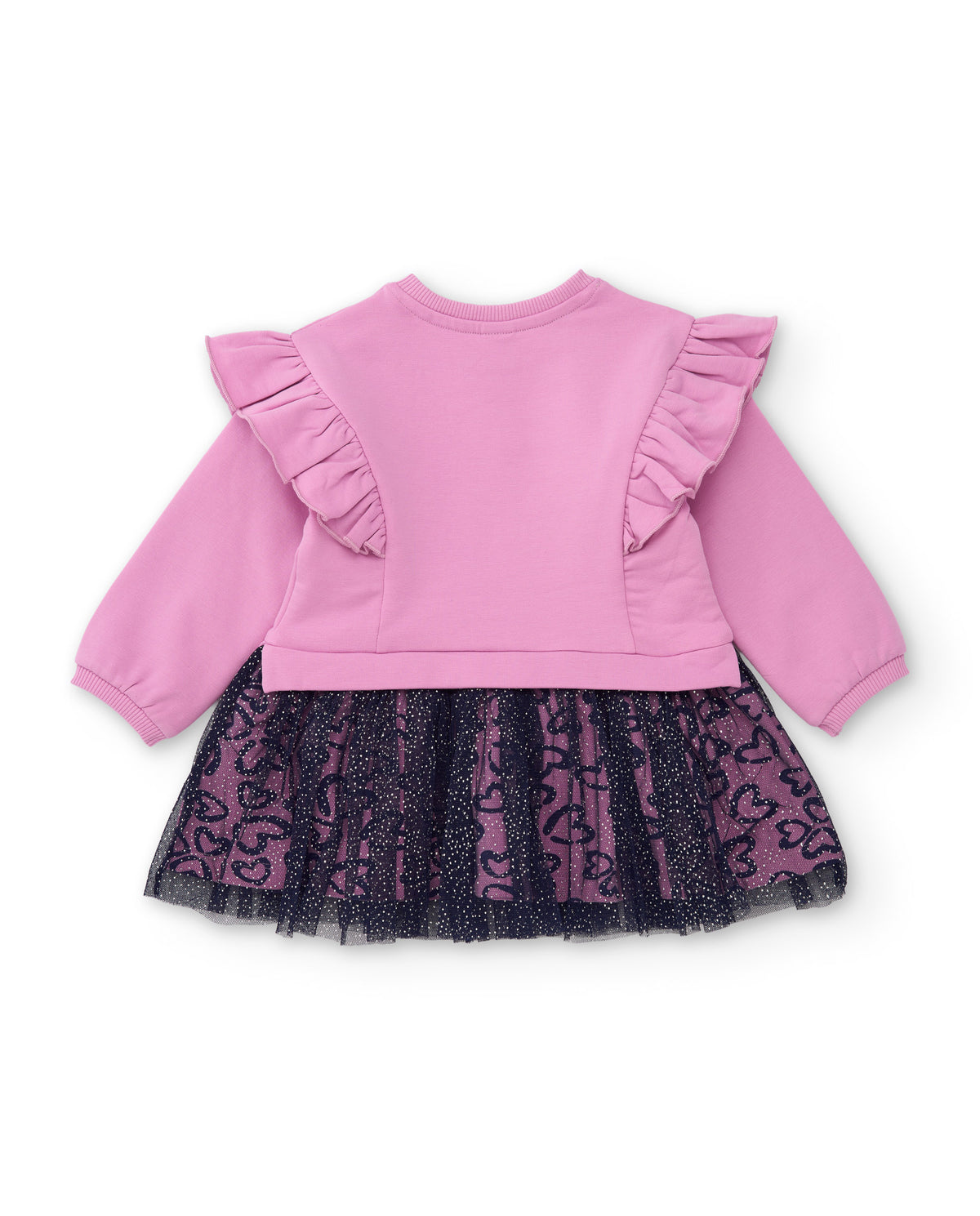 Tuc Tuc Girls Long Sleeved Dress with Tule