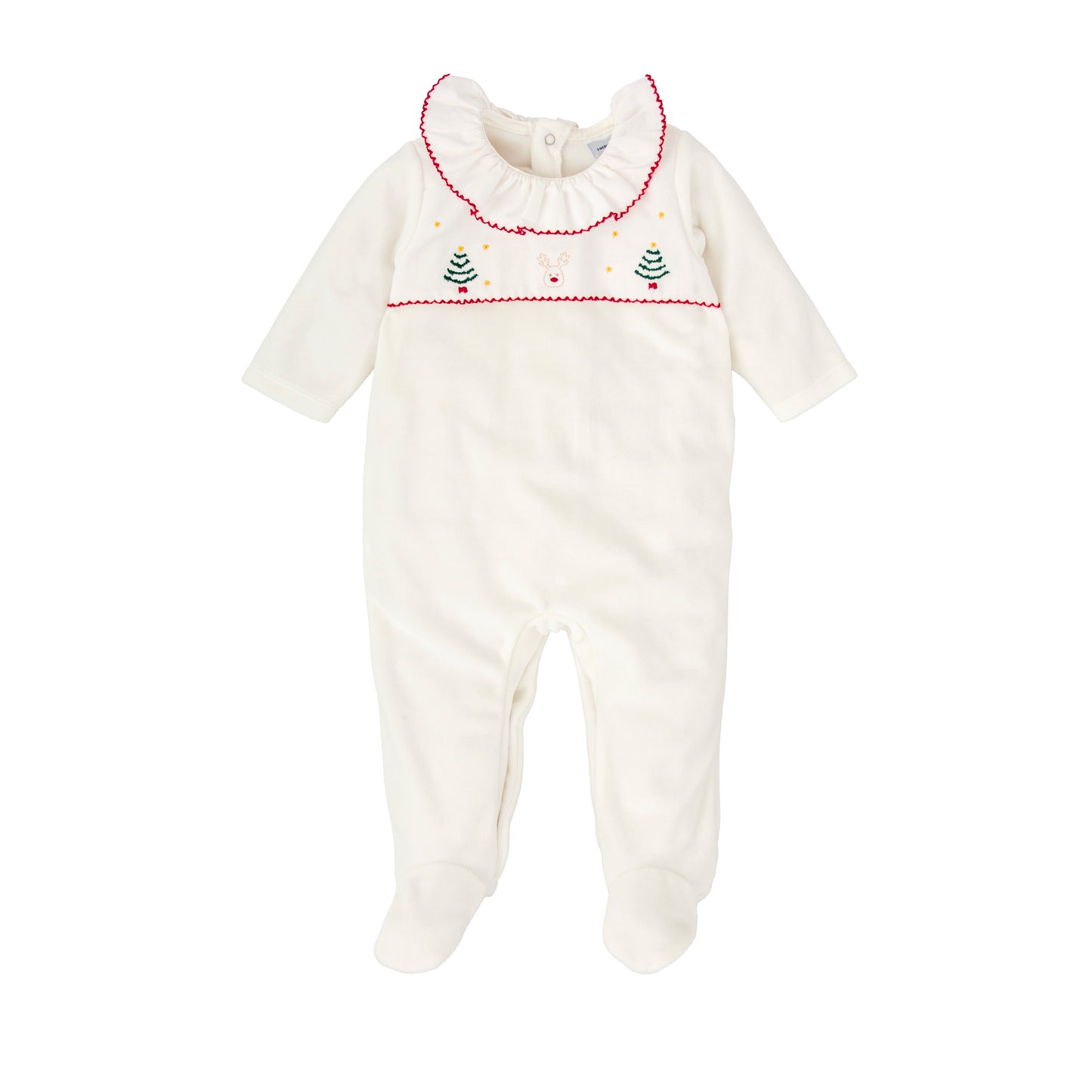 Babidu Unisex 100% Cotton Christmas Baby Grow