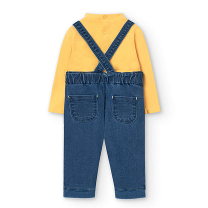 Boboli Baby Boys Dungaree 2 Piece Set