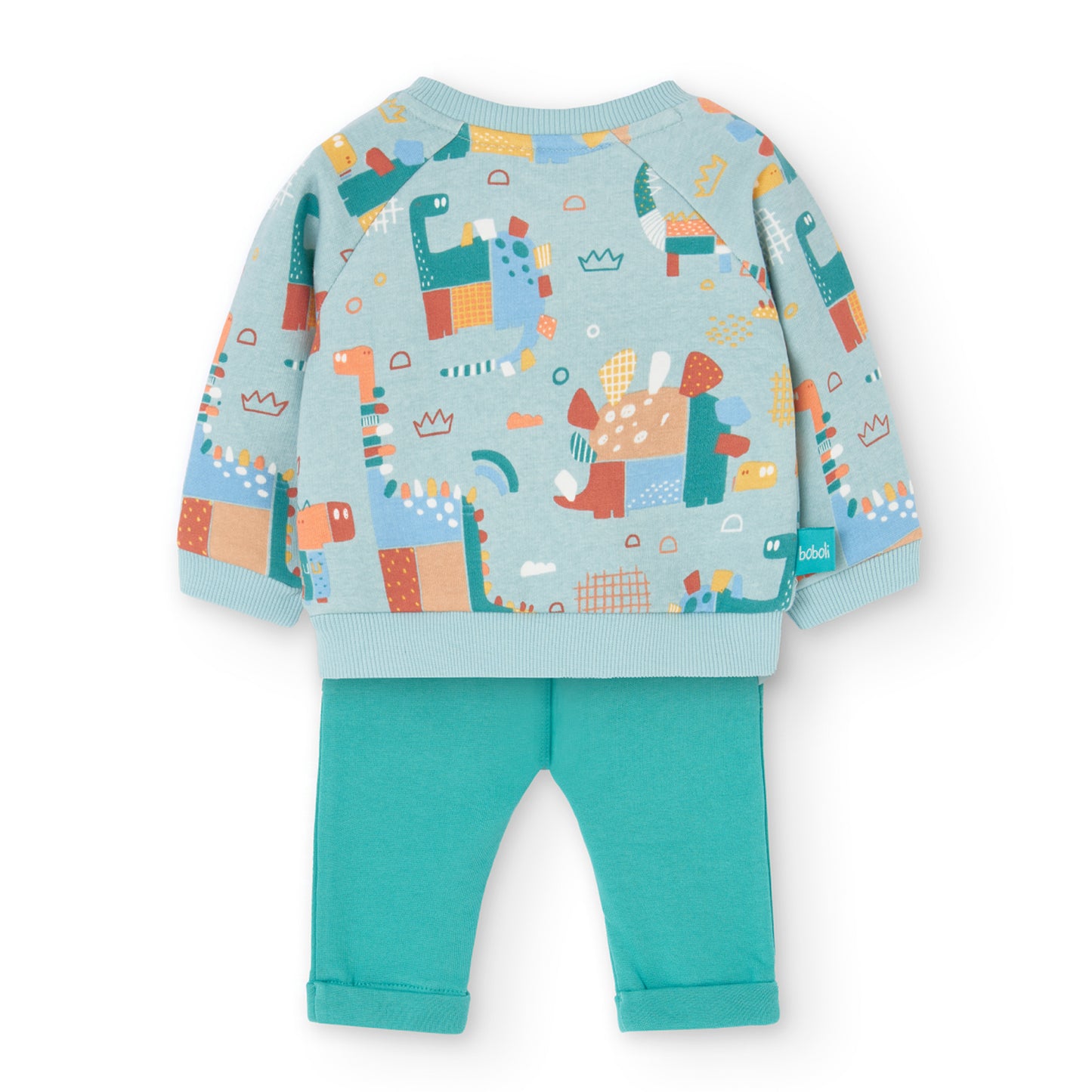 Boboli Baby Boys 2 Piece Dinosaur Set