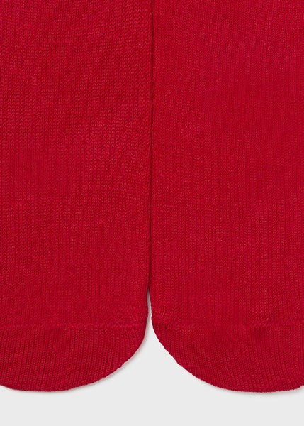 Mayoral red cotton baby tights