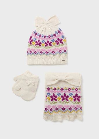 Mayoral Hat, Scarf and Mittens Set