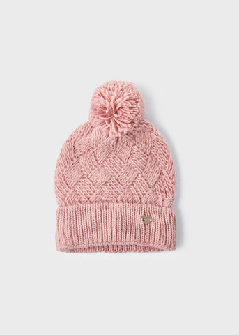 Mayoral Nude Knit Hat
