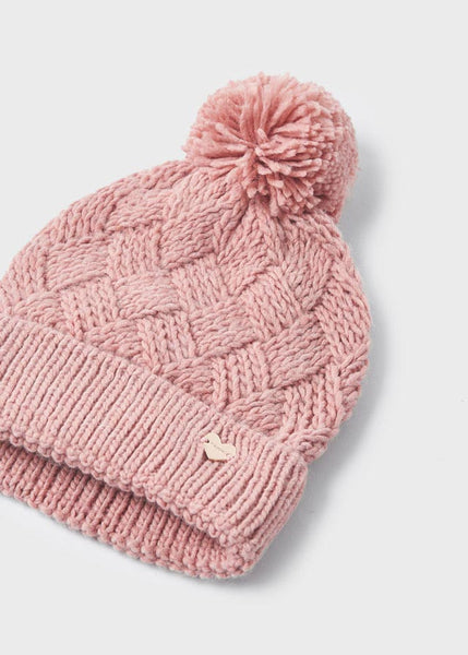 Mayoral Nude Knit Hat