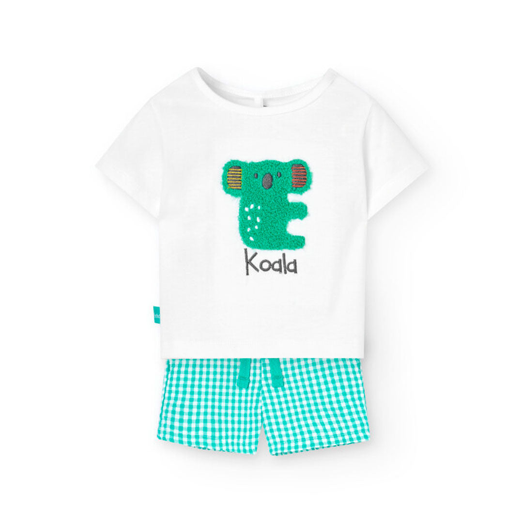 Boboli Baby Girls 2 Piece T-Shirt And Shorts Outfit