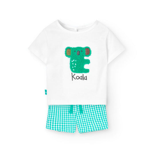 Boboli Baby Girls 2 Piece T-Shirt And Shorts Outfit