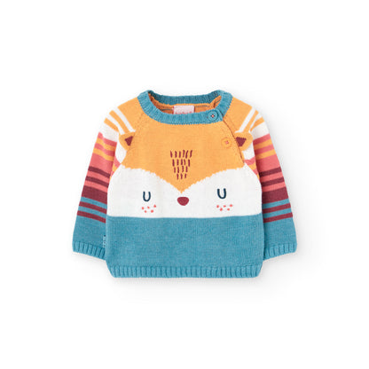 Boboli Baby Boy Mustard Knit Jumper