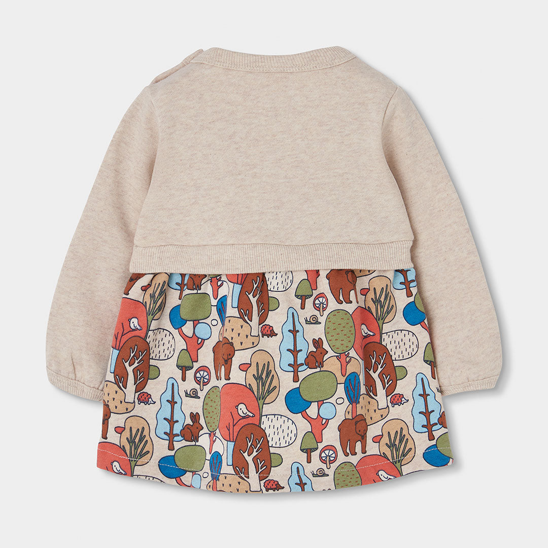 Boboli Baby Girls Fleece Printed Dress