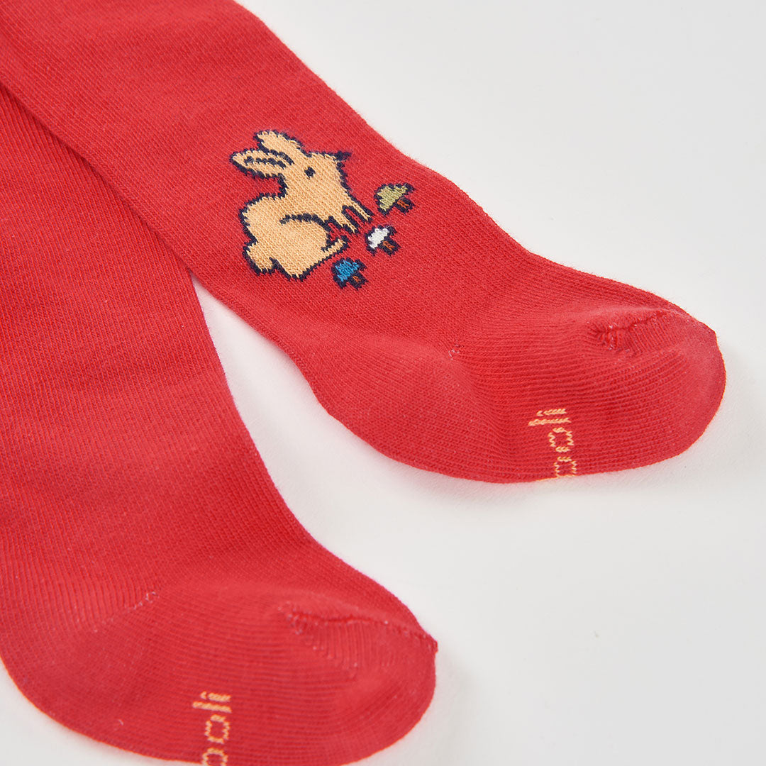 Boboli Baby Girls Cherry Thick Tights