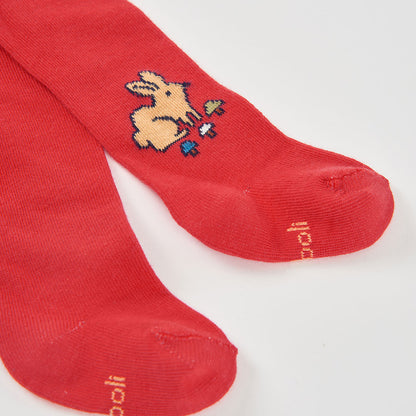 Boboli Baby Girls Cherry Thick Tights