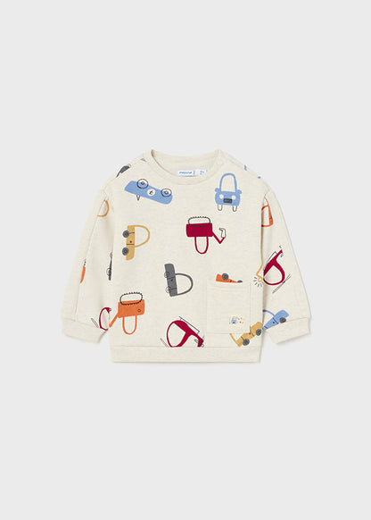 Mayoral Baby Boys Cars Themed Jumper