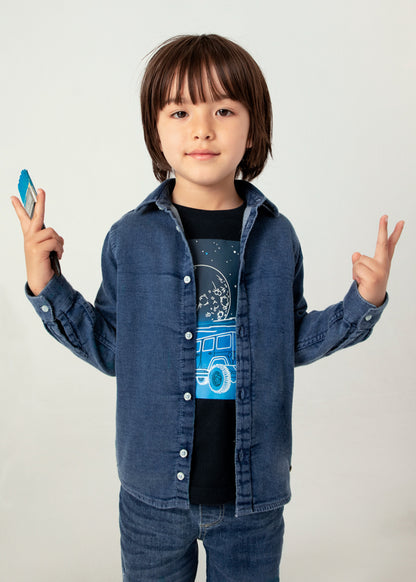 Mayoral Boys Denim Overshirt