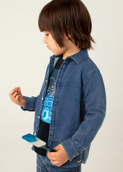 Mayoral Boys Denim Overshirt