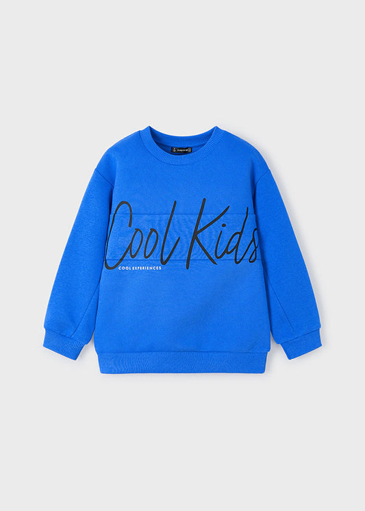 Mayoral Boys Blue Cool Kid Jumper