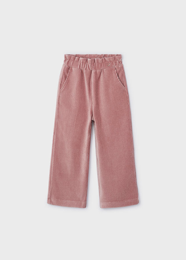 Mayoral Girls Flared Corduroy Rose Trousers