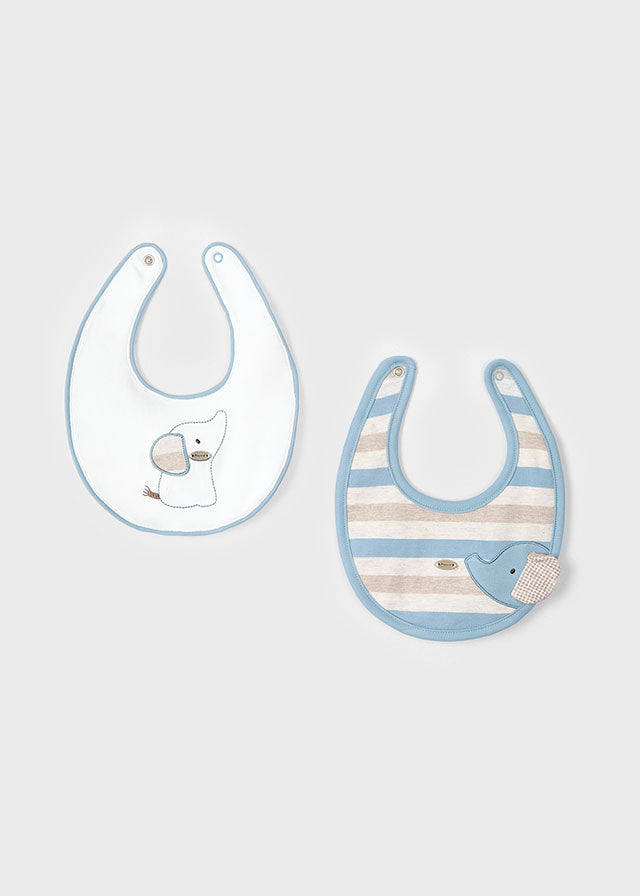 Mayoral Baby Boy Baby Elephant Set of 2 Bibs