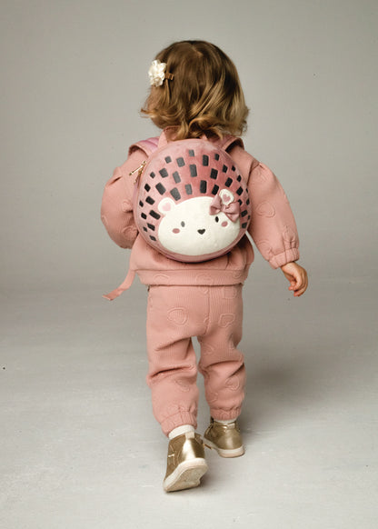 Mayoral Baby Girls Pink Hedgehog Backpack