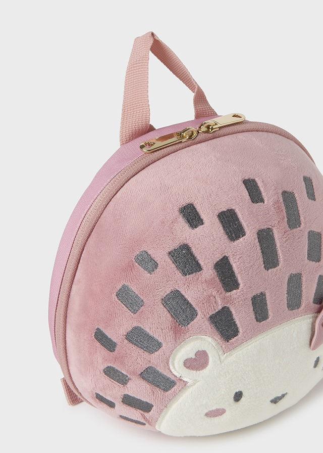 Mayoral Baby Girls Pink Hedgehog Backpack