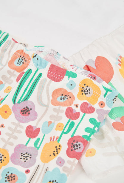 Boboli Baby Girls Floral 2 Piece Top and Leggings Set