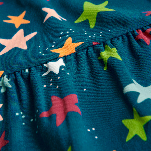 Boboli blue star dress