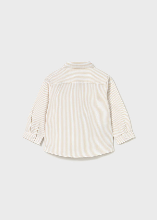 Mayoral Baby Boys Latte Long Sleeve Shirt